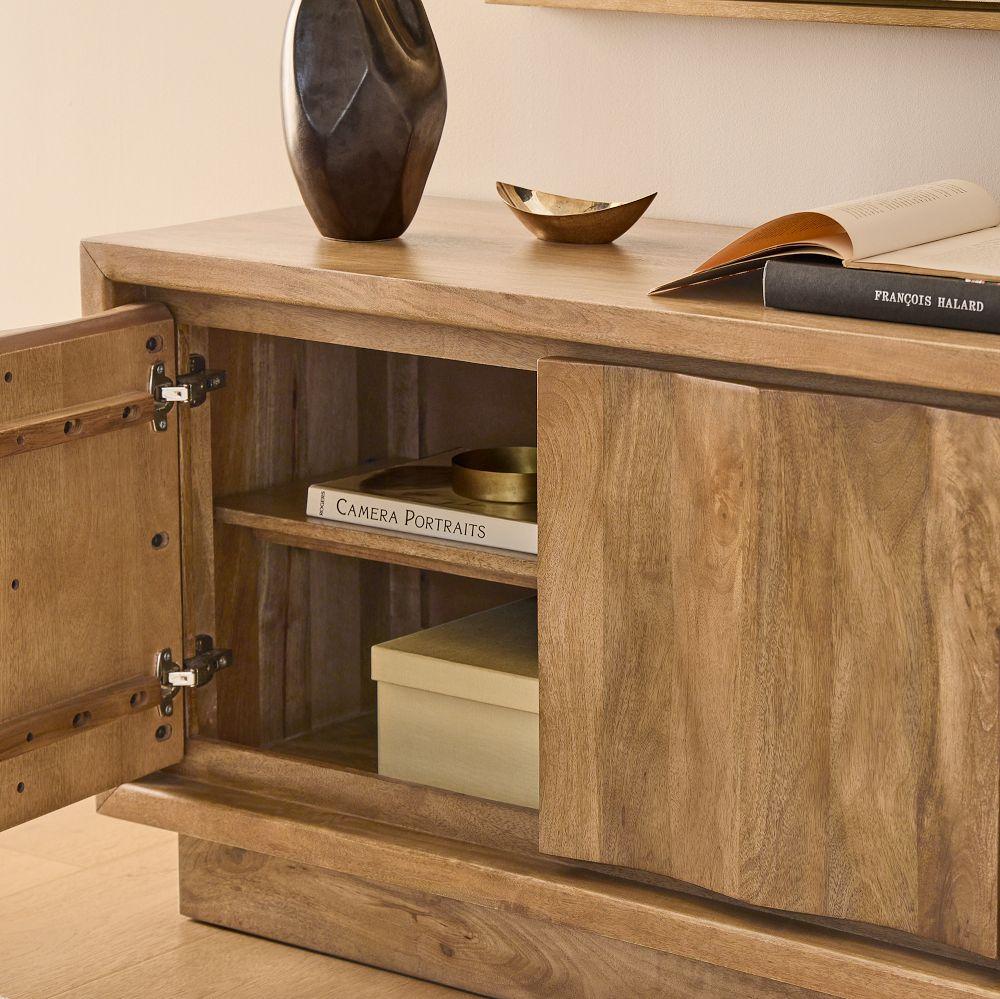 Carved Pattern Media Console 152 cm West Elm UK